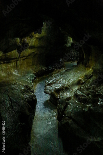 inside cave 