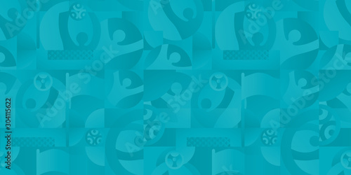 Soccer European championship. 2024 Abstract Turquoise background soccer seamless pattern Football. Poster Europe Champion League award cup, Soccer ball, Winner, world WIN Finale Game trend Wallpaper