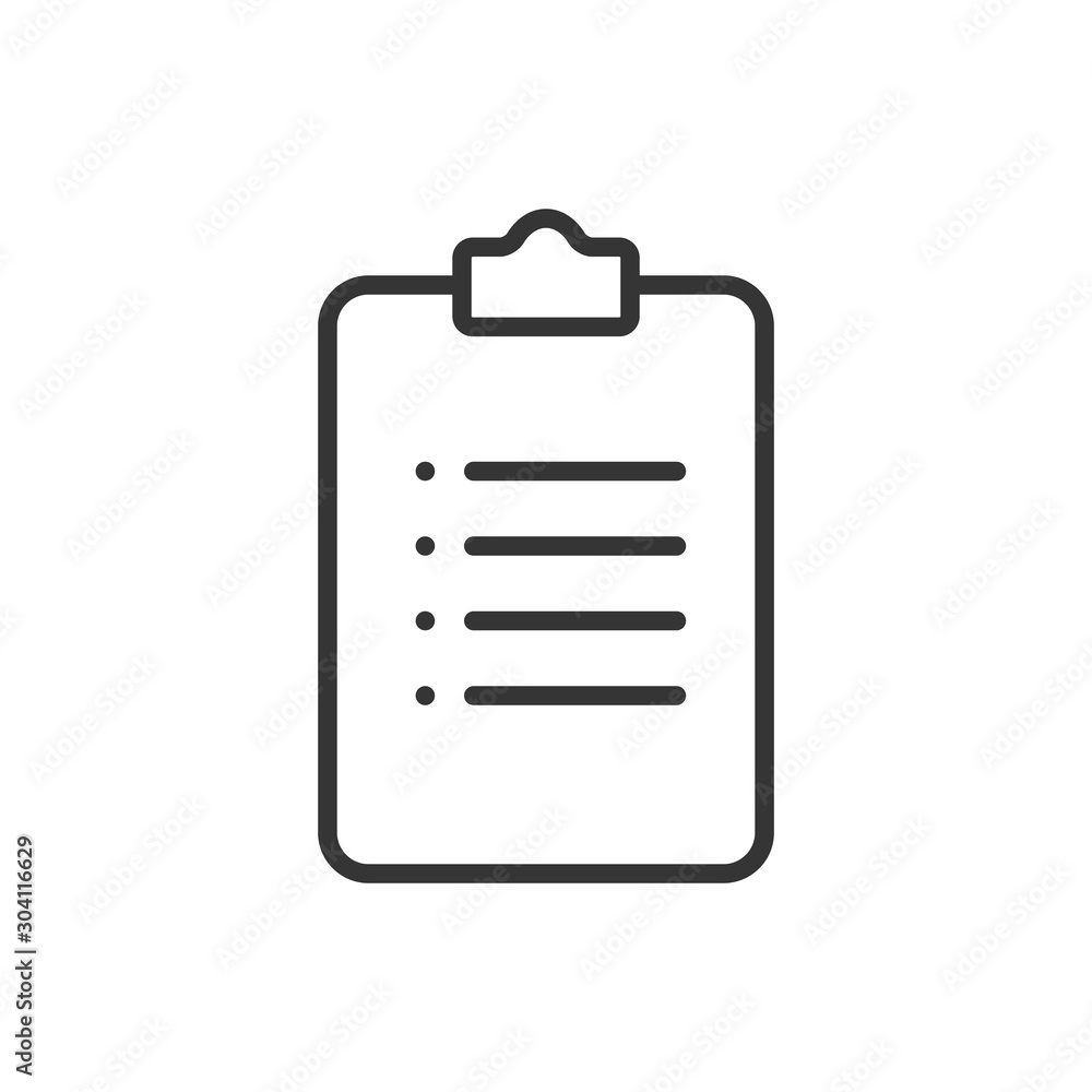 Clipboard Icon Vector Illustration Clipboard Icon Vector Illustration