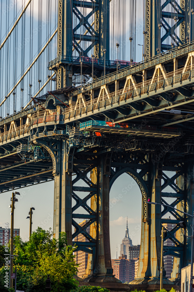 Fototapeta premium Manhattan Bridge from DUMBO