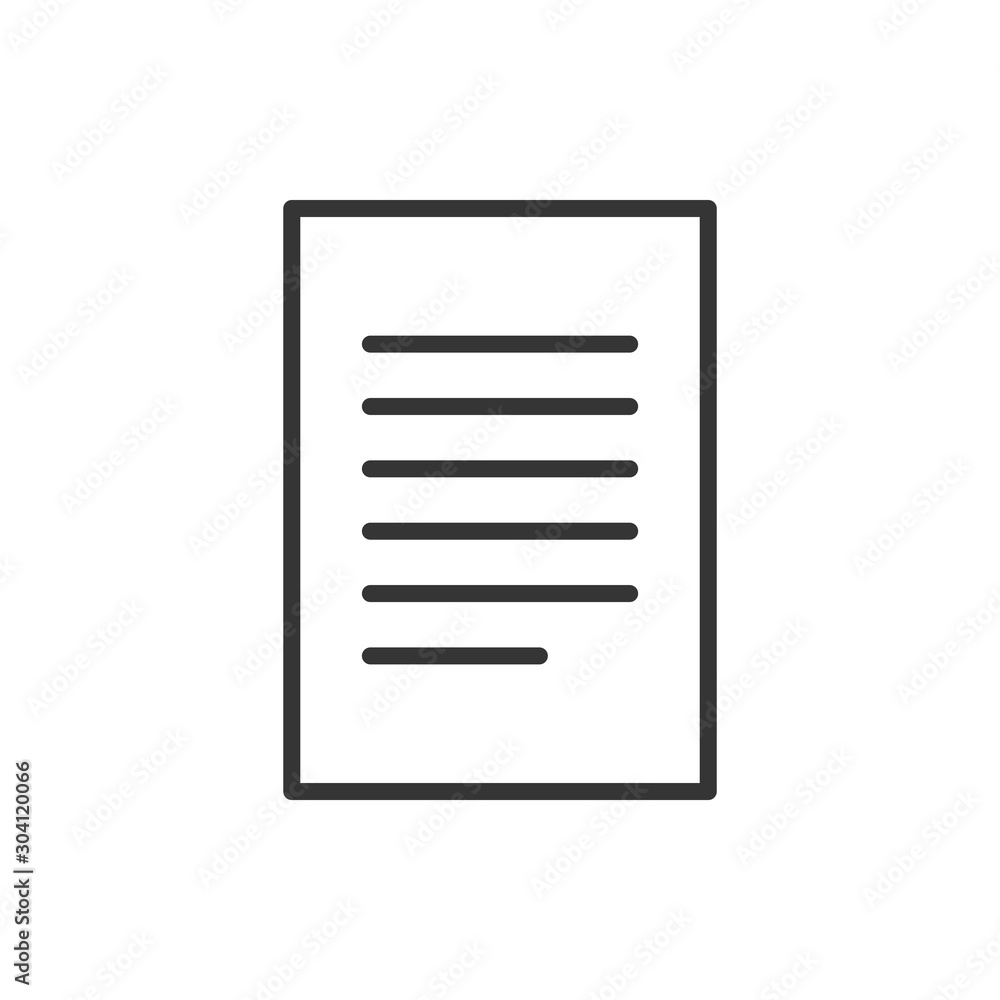 Paper Icon Vector Illustration Paper Icon Vector Illustration