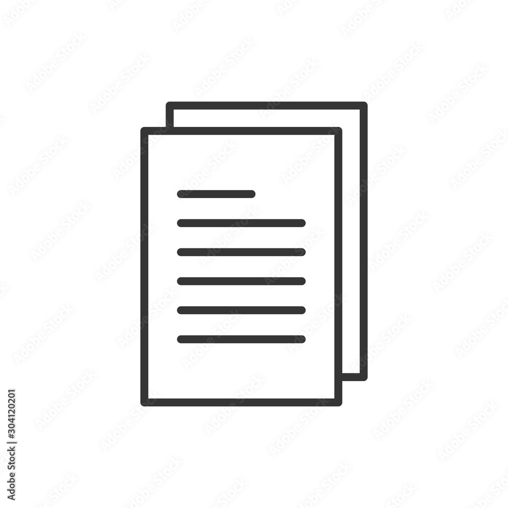 Paper Icon Vector Illustration Paper Icon Vector Illustration