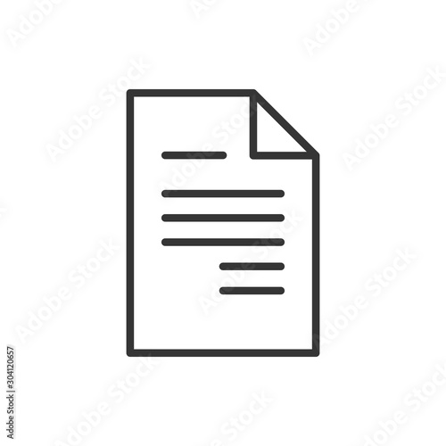 Paper Icon Vector Illustration