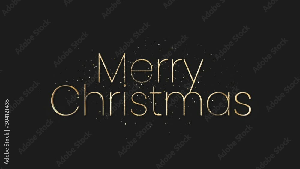 Merry Christmas Text Opener + Alpha Channel Merry Christmas Text Opener + Alpha Channel