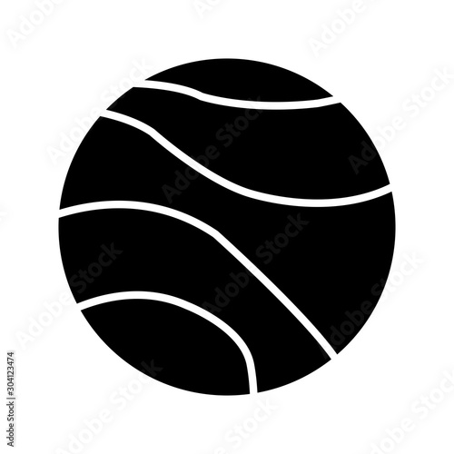 Venus Icon Isolated On Abstract Background