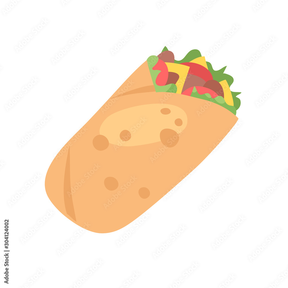 Cartoon drawing set of fast food. Hand drawn meal.Actual Vector illustration american cuisine. Creative ink art work mexican burrito Cartoon drawing set of fast food. Hand drawn meal.Actual Vector illustration american cuisine. Creative ink art work mexican burrito