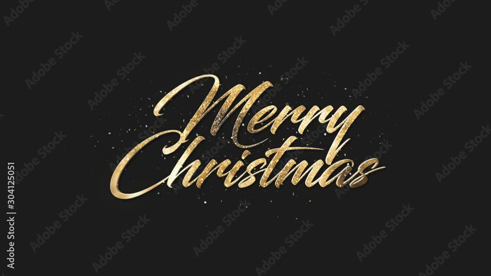 Merry Christmas Text Opener + Alpha Channel Merry Christmas Text Opener + Alpha Channel