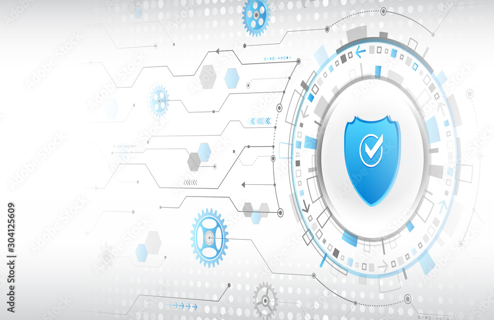 Safety and confidential data protection. Future cyber technology web services for business and internet project. Isometric vector illustration. Safety and confidential data protection. Future cyber technology web services for business and internet project. Isometric vector illustration.