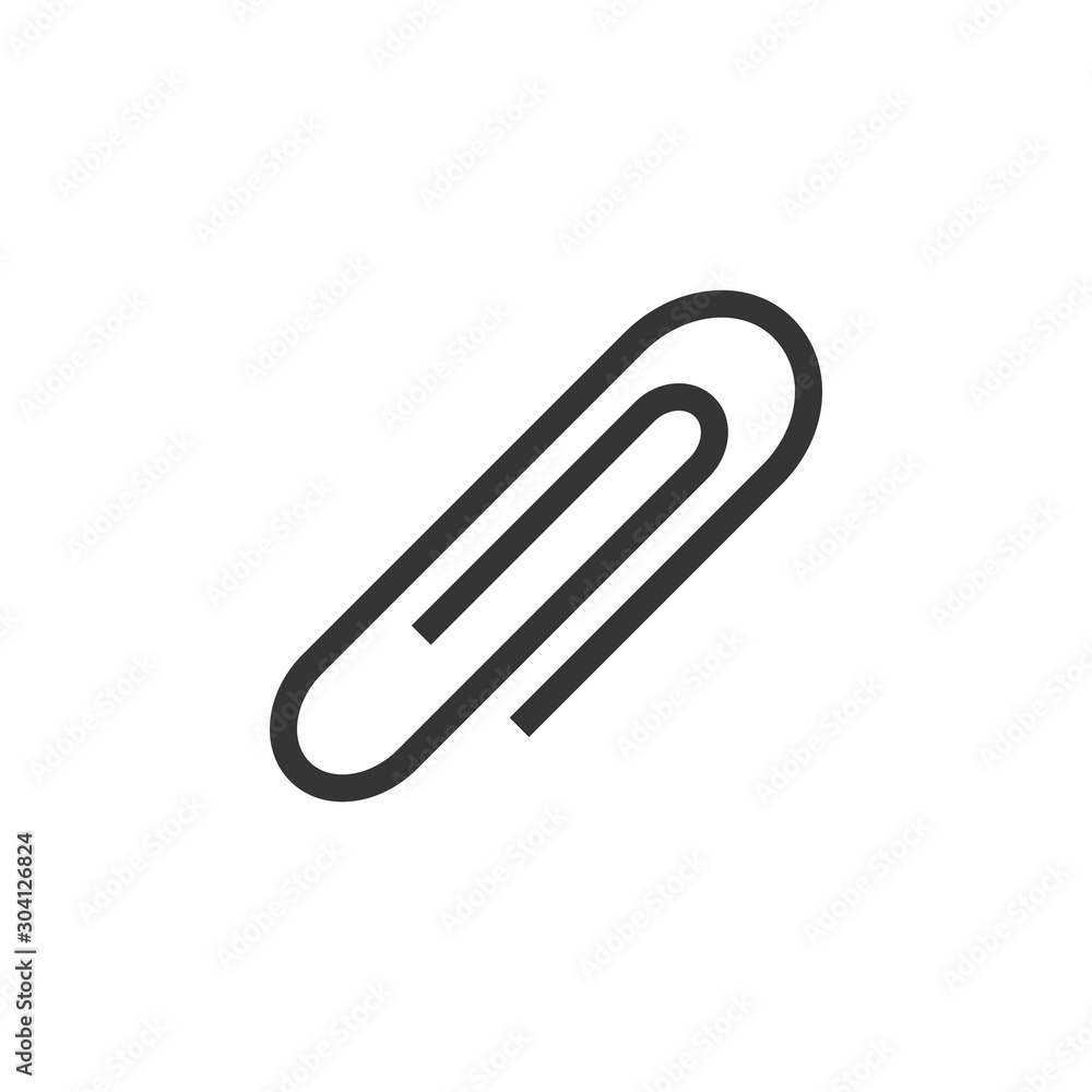 Paper Clip Icon Vector Illustration Paper Clip Icon Vector Illustration