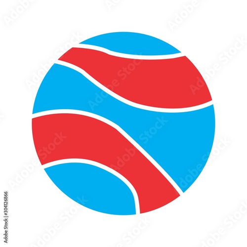Venus Icon Isolated On Abstract Background