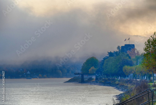 Historischer Bückenkopf am Rhein in Remagen photo