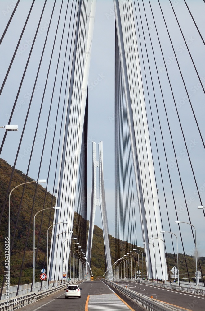 Naklejka premium Shinanami Kaido, Japan