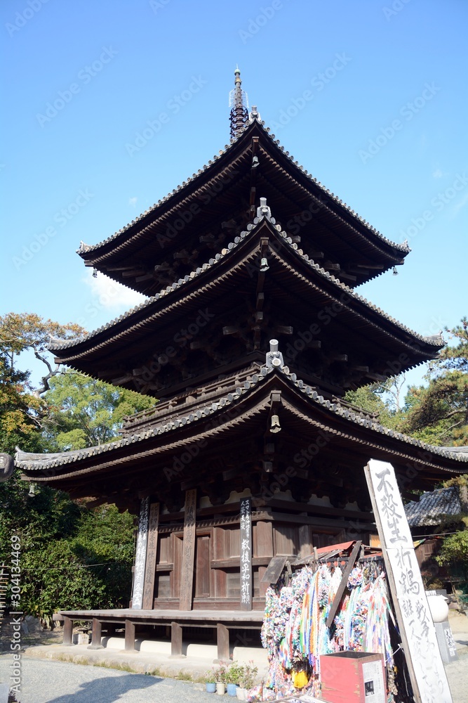 Ishite-ji Buddhist temple, Matsuyama, Japan