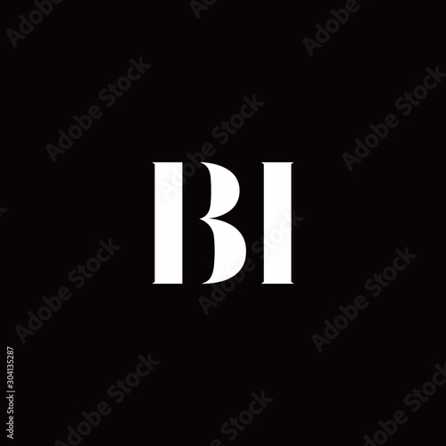 BI Logo Letter Initial Logo Designs Template