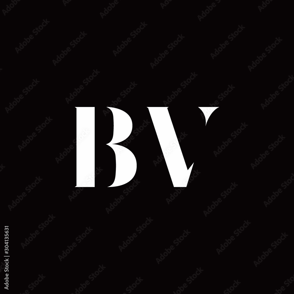 BV Logo Letter Initial Logo Designs Template BV Logo Letter Initial Logo Designs Template