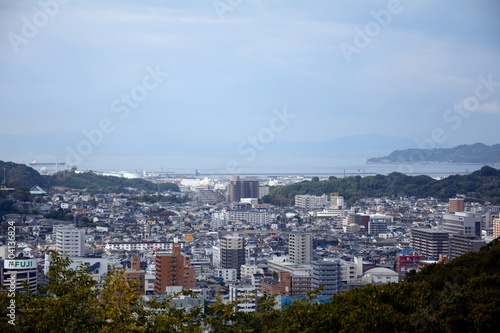 The view of Matsuyama city,Japan