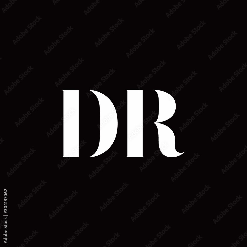 DR Logo Letter Initial Logo Designs Template DR Logo Letter Initial Logo Designs Template