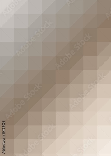 Fototapeta Naklejka Na Ścianę i Meble -  gray Color Abstract trianglify Generative Art background illustration