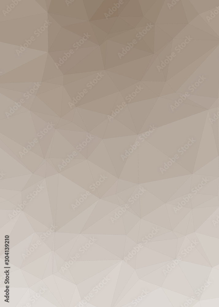 gray Color Abstract trianglify Generative Art background illustration