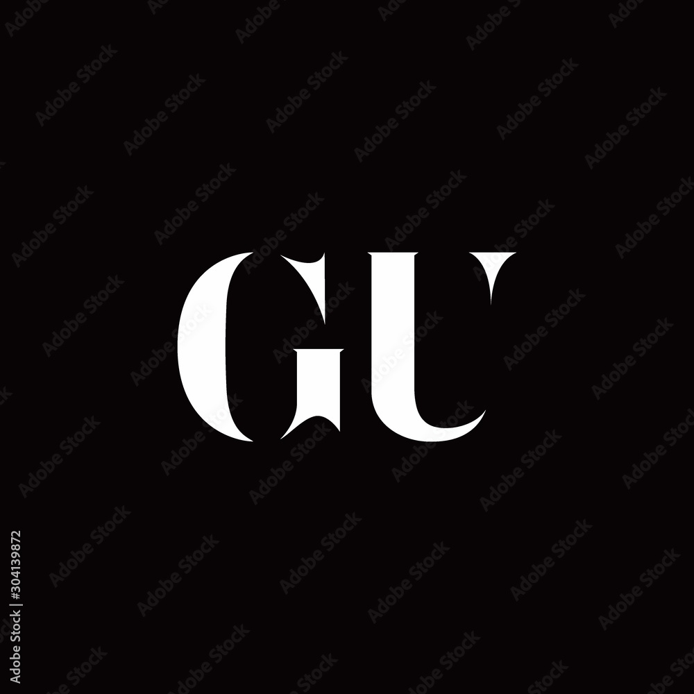 GU Logo Letter Initial Logo Designs Template GU Logo Letter Initial Logo Designs Template
