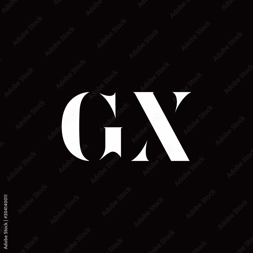 GX Logo Letter Initial Logo Designs Template GX Logo Letter Initial Logo Designs Template