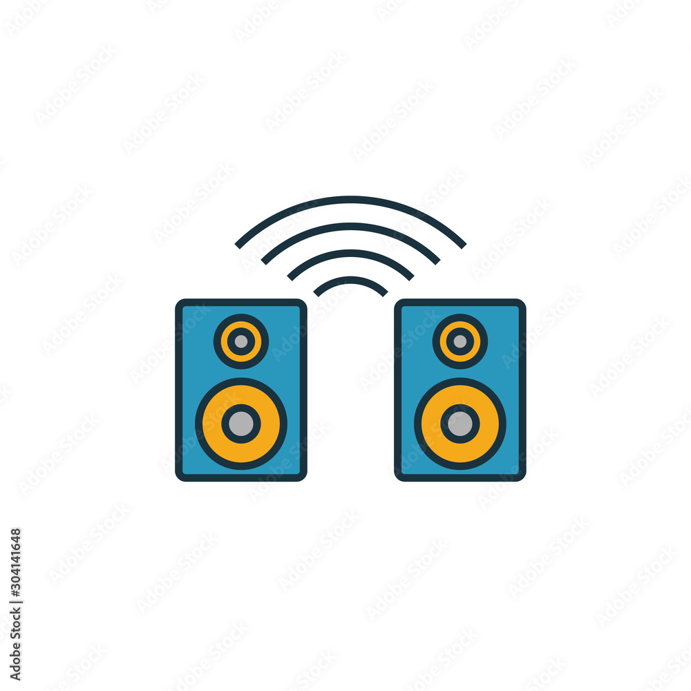 Smart Speaker icon. Simple element from smart devices icons collection ...