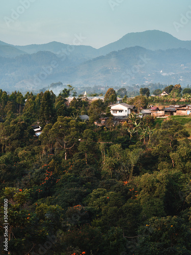 village in mountains