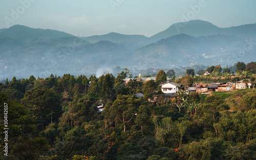 village in mountains