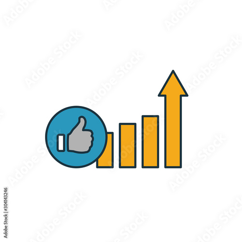 Hyip icon. Simple element from smm icons collection. Creative Hyip icon ui, ux, apps, software and infographics