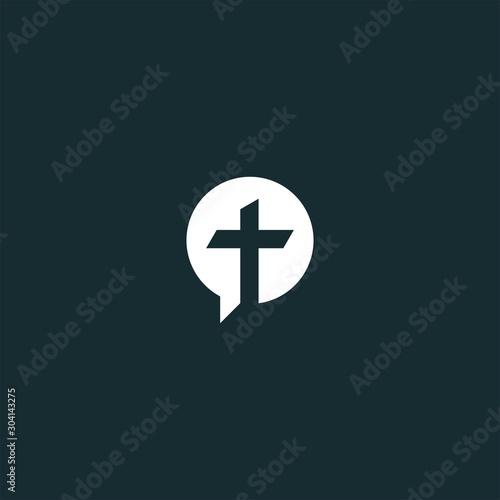 church logo design vector