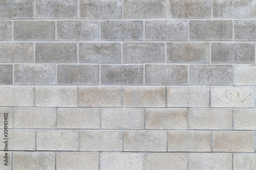 Cinderblock wall texture closeup background