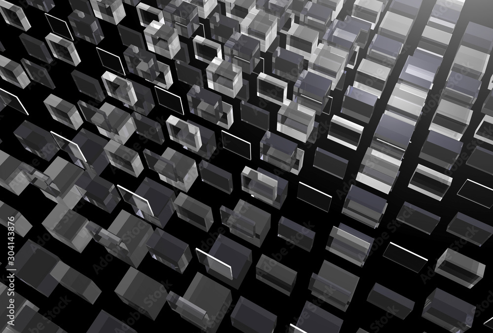 blockchain translucent cubes blockchain translucent cubes