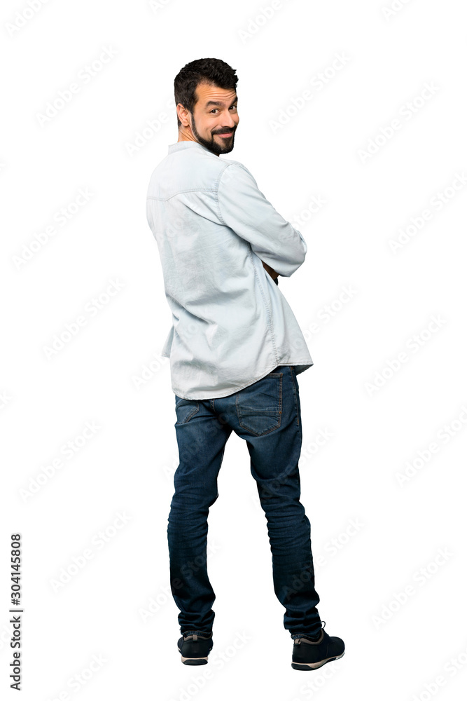 Naklejka premium Handsome man with beard