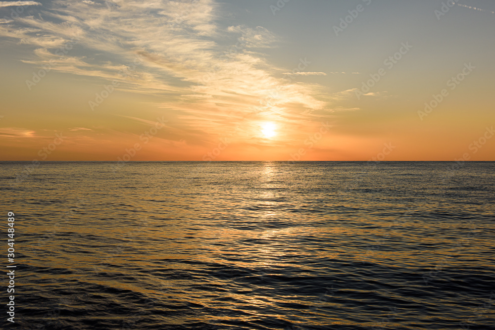 Fototapeta premium sunset at sea