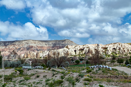 Rose Valle Goreme spectacularly Cappadocia landscape, Turkey.