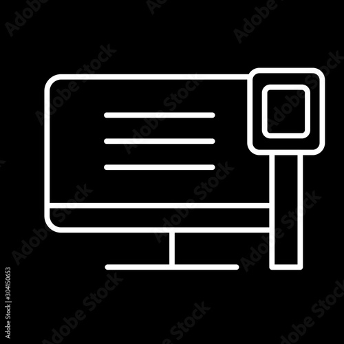 Internet Access Icon Isolated On Abstract Background