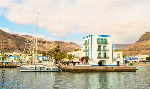 Grand Canary holidays,   beautiful Puerto de Mogan, popular tourist attraction in Canary islands