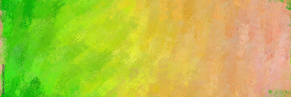 Obraz premium abstract seamless pattern brush painted design with dark khaki, lime green and sandy brown color. can be used as wallpaper, texture or fabric fashion printing