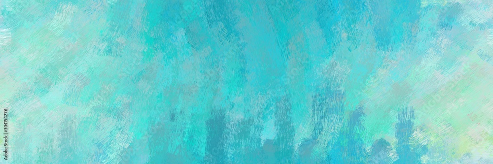 Fototapeta seamless pattern. grunge abstract background with medium turquoise, light sea green and light blue color. can be used as wallpaper, texture or fabric fashion printing