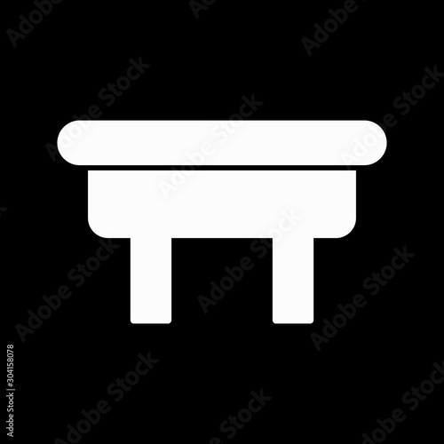 ottoman Icon Isolated On Abstract Background