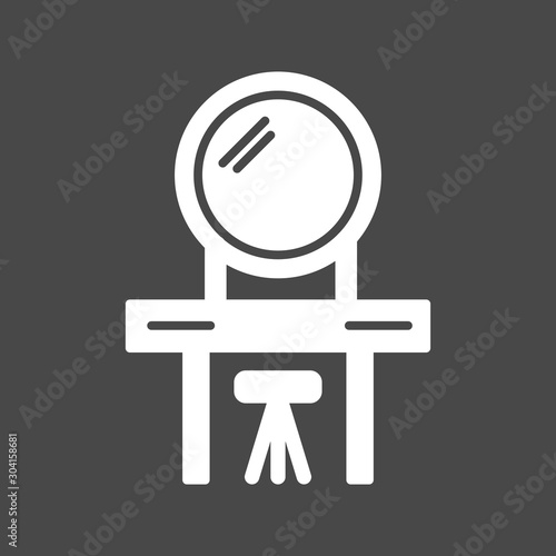  Dressing Icon Isolated On Abstract Background