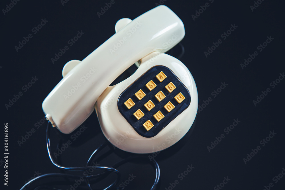 old white phone