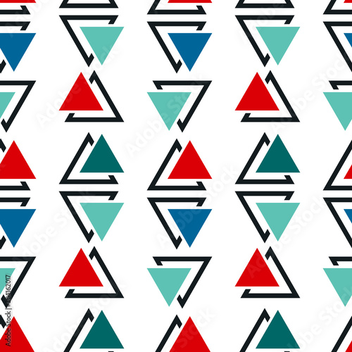 Abstract seamless pattern with graphyc elements - triangles. Geometric wallpaper for cover design. Free Download Abstract seamless pattern with graphyc elements - triangles. Geometric wallpaper for cover design. - GFXLoad