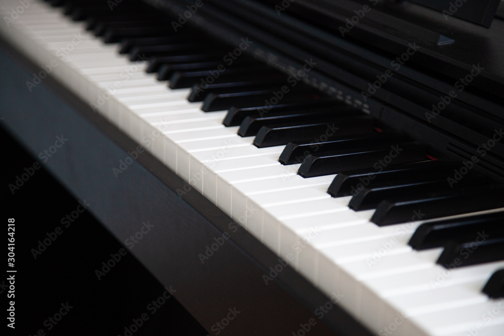 black white keys old for piano musicians