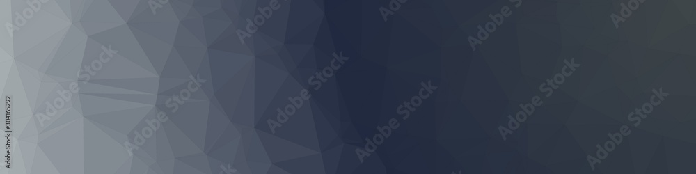 Obraz premium Black Color Abstract trianglify Generative Art background illustration