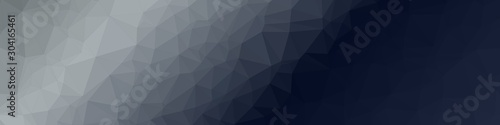 Black Color Abstract trianglify Generative Art background illustration