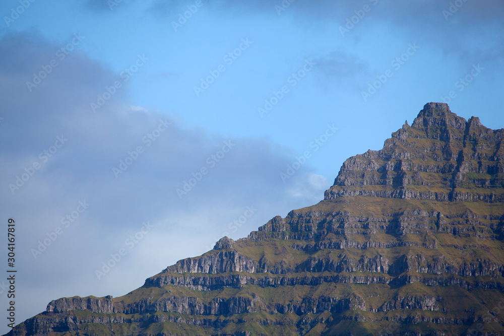 Naklejka premium Details of Kalsoy, Faroe Islands