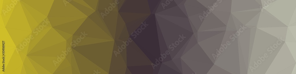 Obraz premium Green Color Abstract trianglify Generative Art background illustration