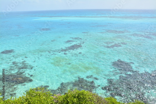 Beautiful view to San Andres Sea from the top of Crangrejo Island