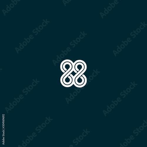 88 logo design vector